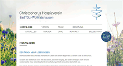 Desktop Screenshot of christophorus-hospizverein.de